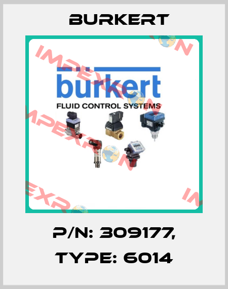 p/n: 309177, Type: 6014 Burkert