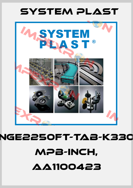 NGE2250FT-TAB-K330 MPB-INCH, AA1100423 System Plast
