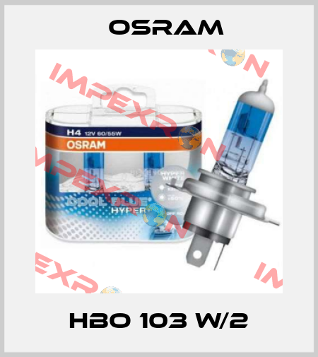 HBO 103 W/2 Osram