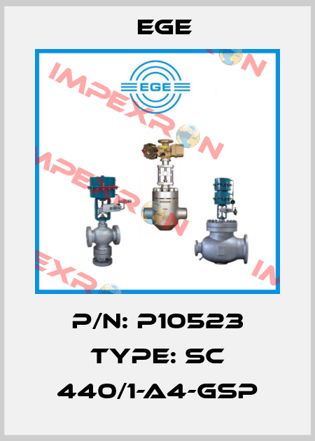 P/N: P10523 Type: SC 440/1-A4-GSP Ege