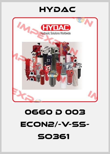 0660 D 003 ECON2/-V-SS- SO361  Hydac