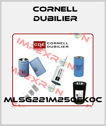MLSG221M250EK0C Cornell Dubilier