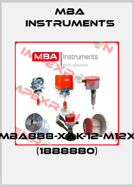 MBA888-XAK-12-M12X (1888880) MBA Instruments