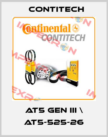 AT5 GEN III \ AT5-525-26 Contitech