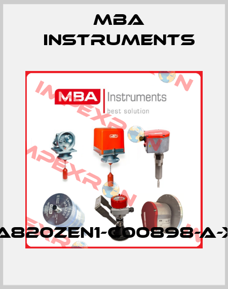 MBA820ZEN1-C00898-A-XXX MBA Instruments