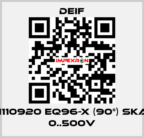 2961110920 EQ96-x (90°) Deif