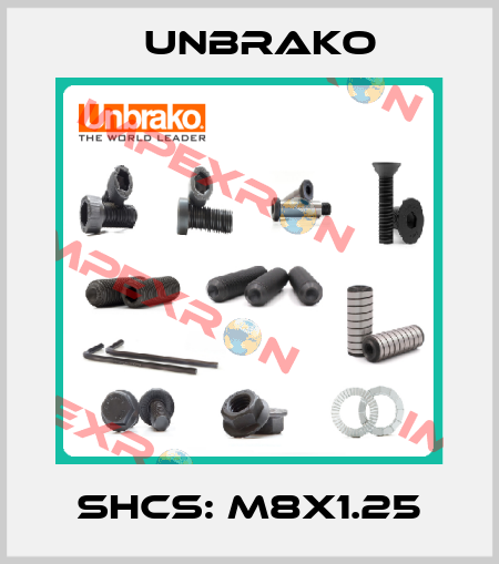 SHCS: M8X1.25 Unbrako