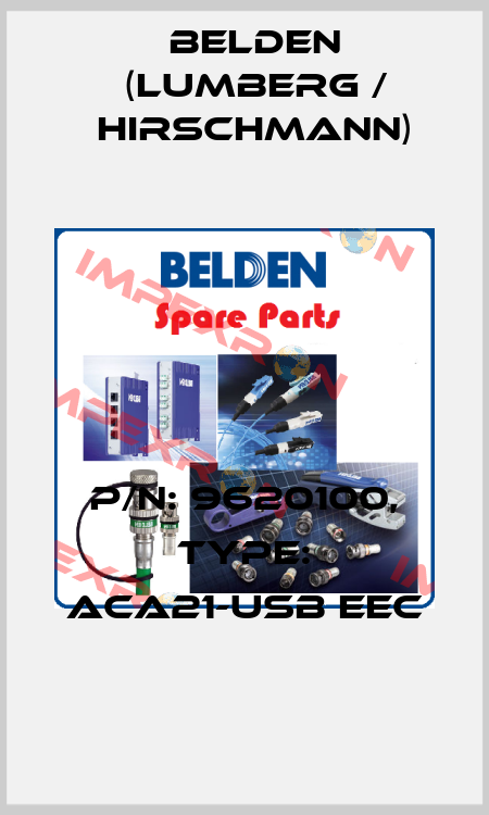 P/N: 9620100, Type: ACA21-USB EEC Belden (Lumberg / Hirschmann)