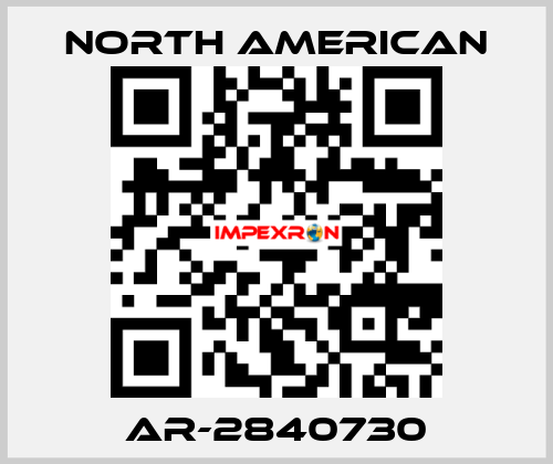 AR-2840730 NORTH AMERICAN