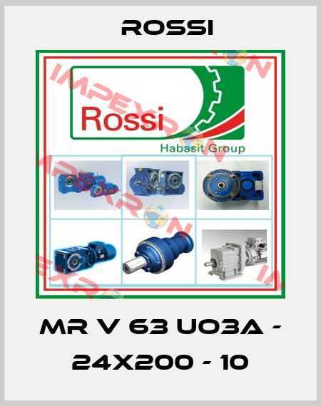 MR V 63 UO3A - 24x200 - 10 Rossi