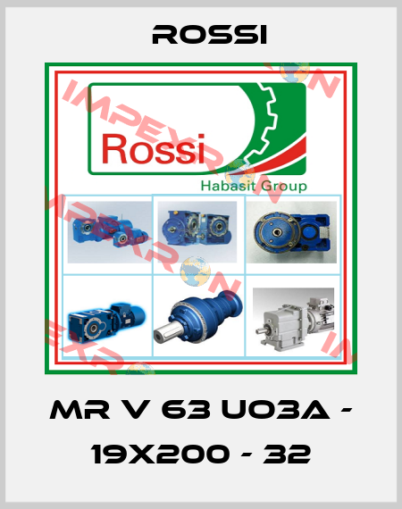 MR V 63 UO3A - 19x200 - 32 Rossi