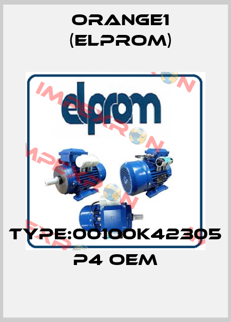 Type:00100K42305 P4 OEM ORANGE1 (Elprom)