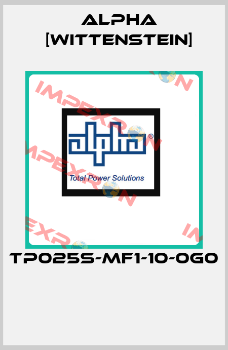  TP025S-MF1-10-0G0  Alpha [Wittenstein]
