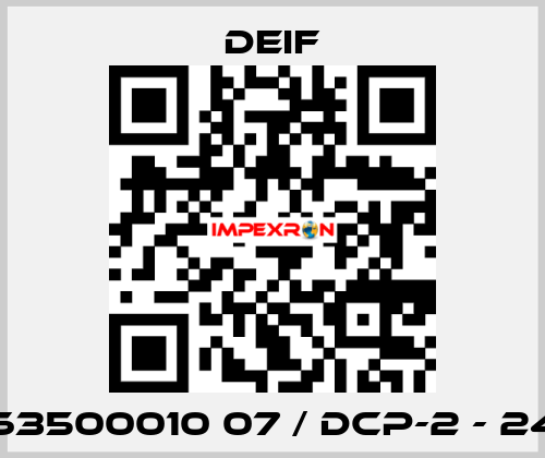 2963500010 07 / DCP-2 - 2420 Deif