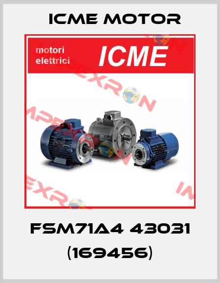FSM71A4 43031 (169456) Icme Motor