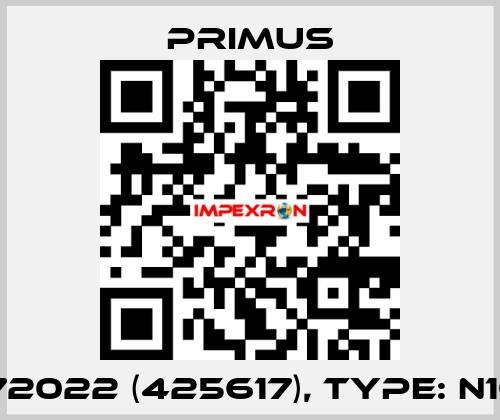 p/n: 72022 (425617), type: N10006 Primus