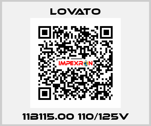 11B115.00 110/125V Lovato