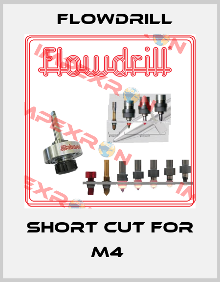 SHORT CUT FOR M4  Flowdrill
