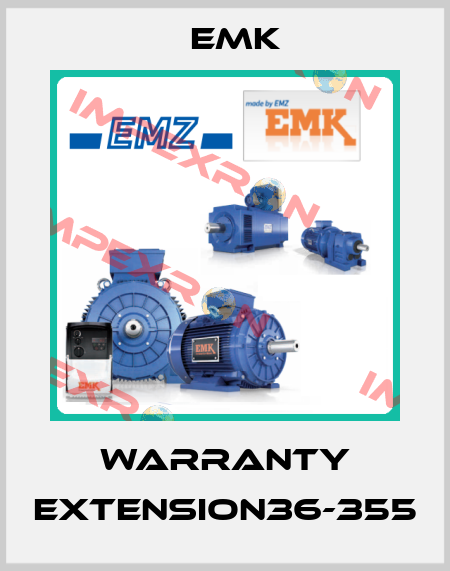 warranty extension36-355 EMK
