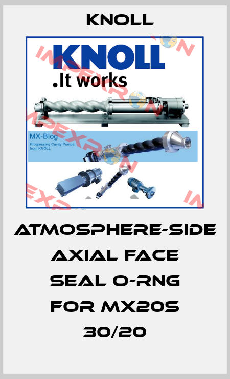ATMOSPHERE-SIDE AXIAL FACE SEAL O-RNG FOR MX20S 30/20 KNOLL