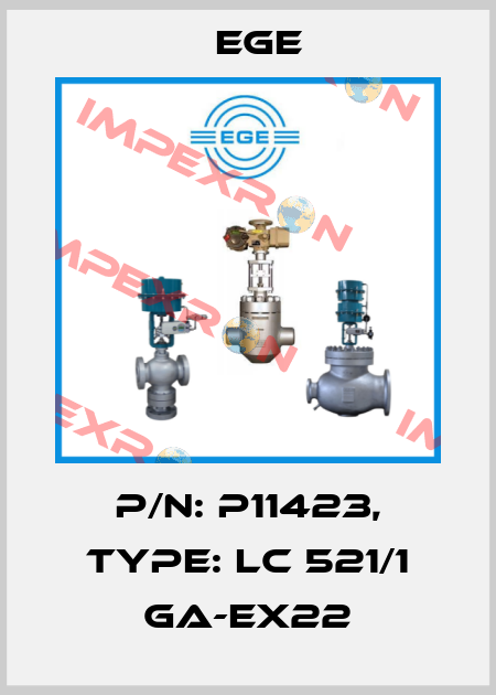 p/n: P11423, Type: LC 521/1 GA-Ex22 Ege