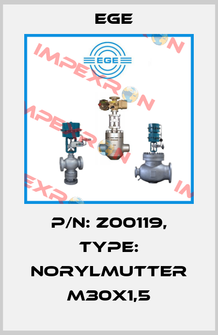 p/n: Z00119, Type: Norylmutter M30x1,5 Ege