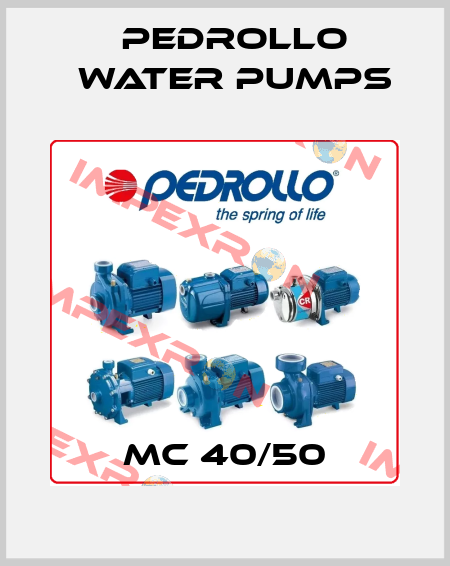 MC 40/50 Pedrollo Water Pumps