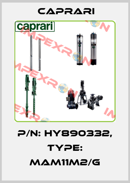 P/N: HY890332, Type: MAM11M2/G CAPRARI 