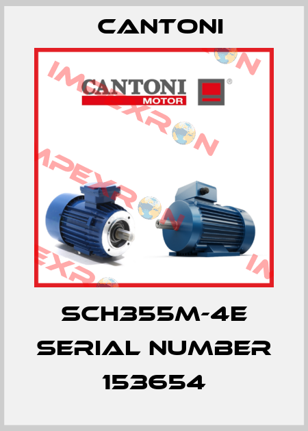 SCh355M-4E serial number 153654 Cantoni