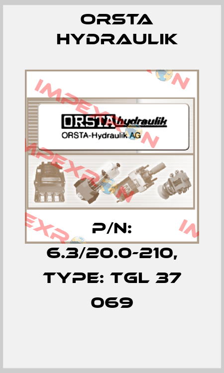 P/N: 6.3/20.0-210, Type: TGL 37 069 Orsta Hydraulik