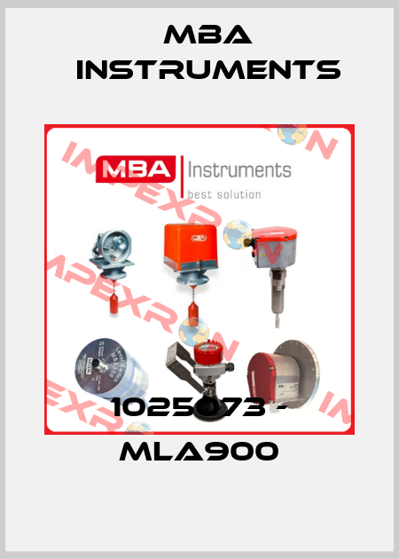 1025073 - MLA900 MBA Instruments