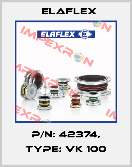 P/N: 42374, Type: VK 100 Elaflex