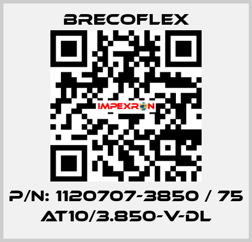 P/N: 1120707-3850 / 75 AT10/3.850-V-DL Brecoflex