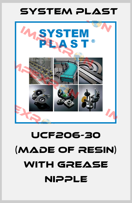 UCF206-30 (made of resin) with grease nipple System Plast