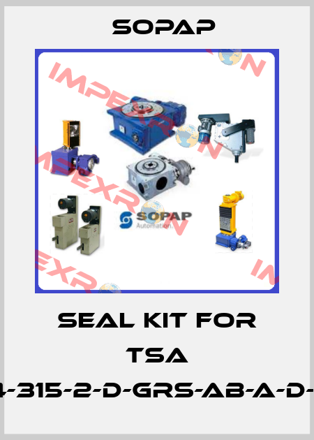 Seal kit for TSA 200-4-315-2-D-GRS-AB-A-D-E-17-E Sopap