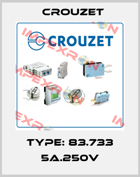 Type: 83.733 5A.250V Crouzet