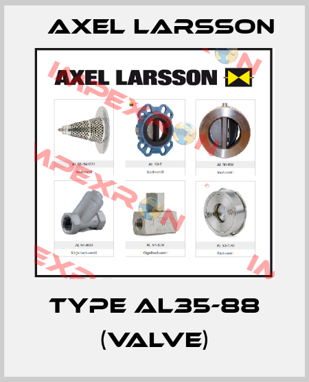 Type AL35-88 (valve) AXEL LARSSON
