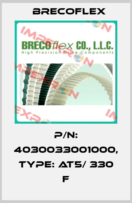 P/N: 4030033001000, Type: AT5/ 330 F Brecoflex