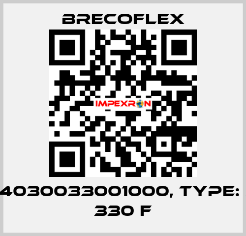 P/N: 4030033001000, Type: AT5/ 330 F Brecoflex