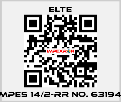 TMPE5 14/2-RR NO. 631945 Elte
