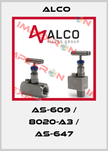 AS-609 / 8020-A3 / AS-647 Alco
