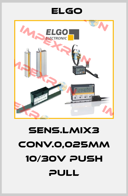 SENS.LMIX3 CONV.0,025MM 10/30V PUSH PULL Elgo