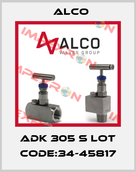 ADK 305 S LOT code:34-45817 Alco