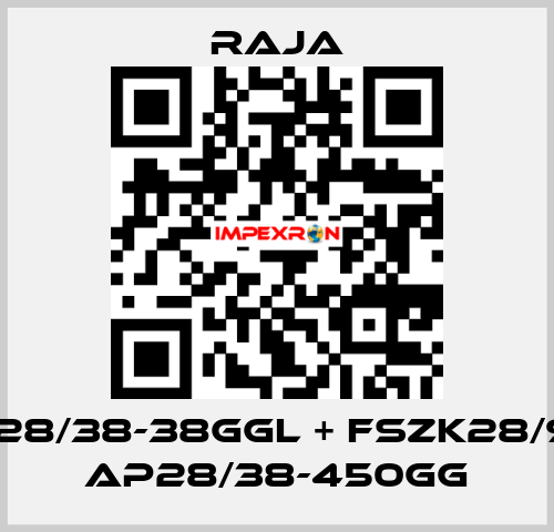 AM28/38-38GGL + FSZK28/92 + AP28/38-450GG Raja