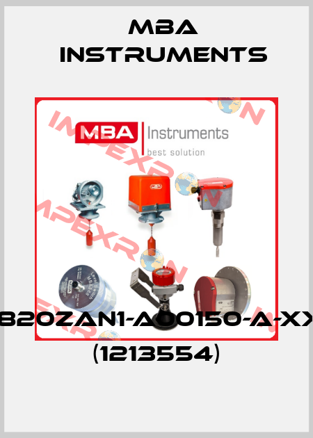 MBA820ZAN1-A00150-A-XXXXX (1213554) MBA Instruments