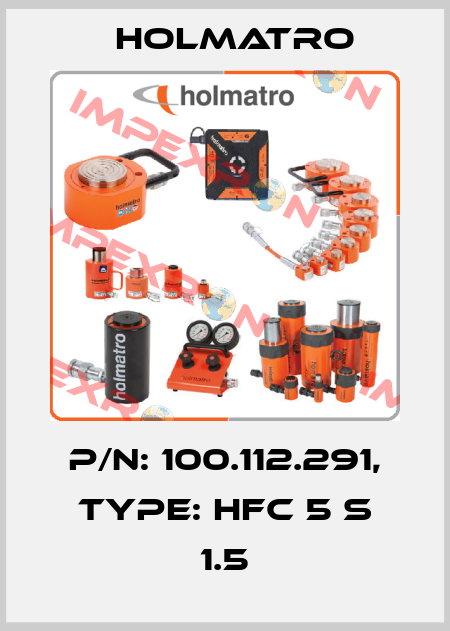 P/N: 100.112.291, Type: HFC 5 S 1.5 Holmatro