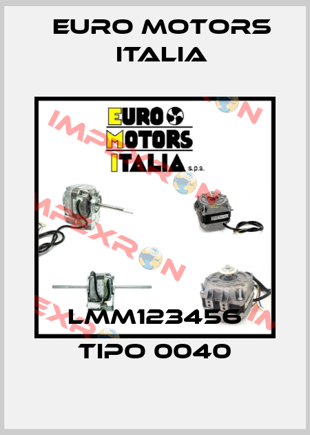 LMM123456 TIPO 0040 Euro Motors Italia