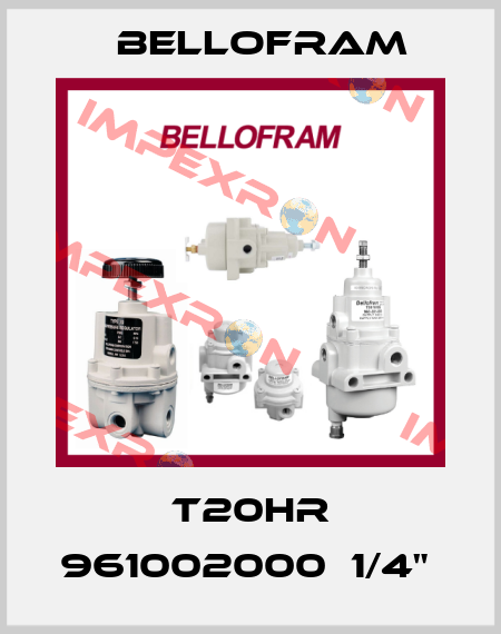 T20HR 961002000  1/4"  Bellofram