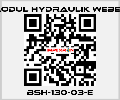 BSH-130-03-E MODUL HYDRAULIK WEBER