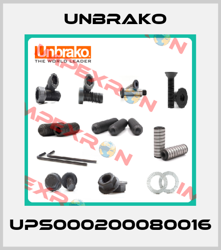 UPS000200080016 Unbrako